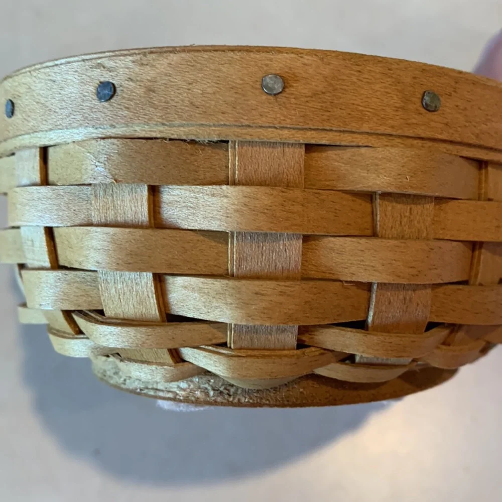 Longaberger 2003 Horizon of Hope Cancer Basket with Lid, liner, prot, ti…